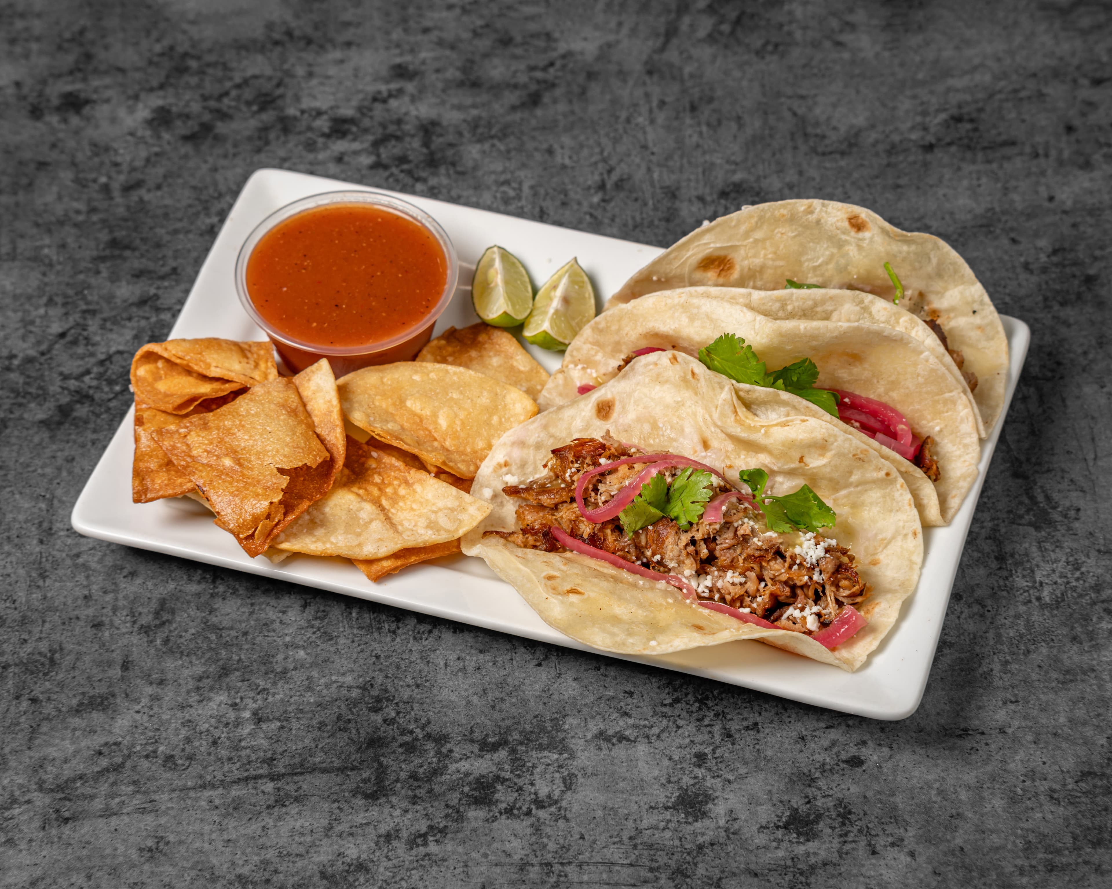 Carnitas Tacos - QuartHaus Chandler featured menu item
